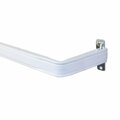 Kd Encimera 3 in. Clearance Single Lockseam Curtain Rod, Extends Upto 28 to 48 in. KD3183984
